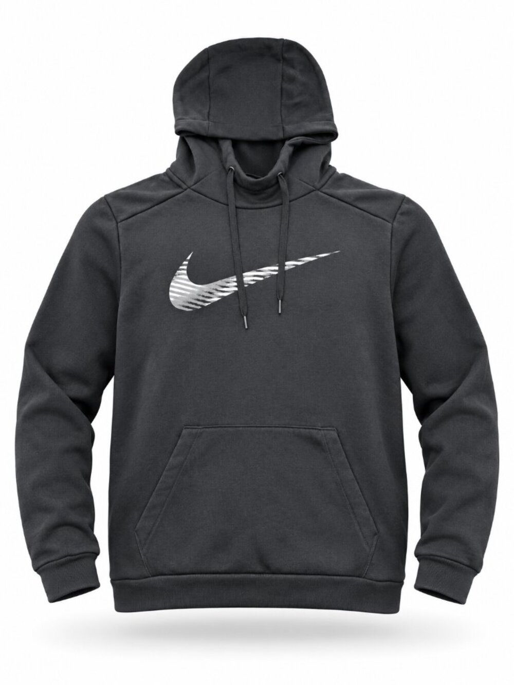 Nike Dri-FIT Black Swoosh Pullover Hoodie Men’s M